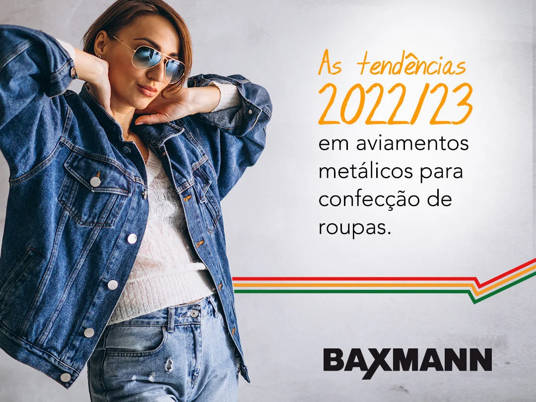 As tendências 2022/23 em aviamento metálico para confecções de roupas