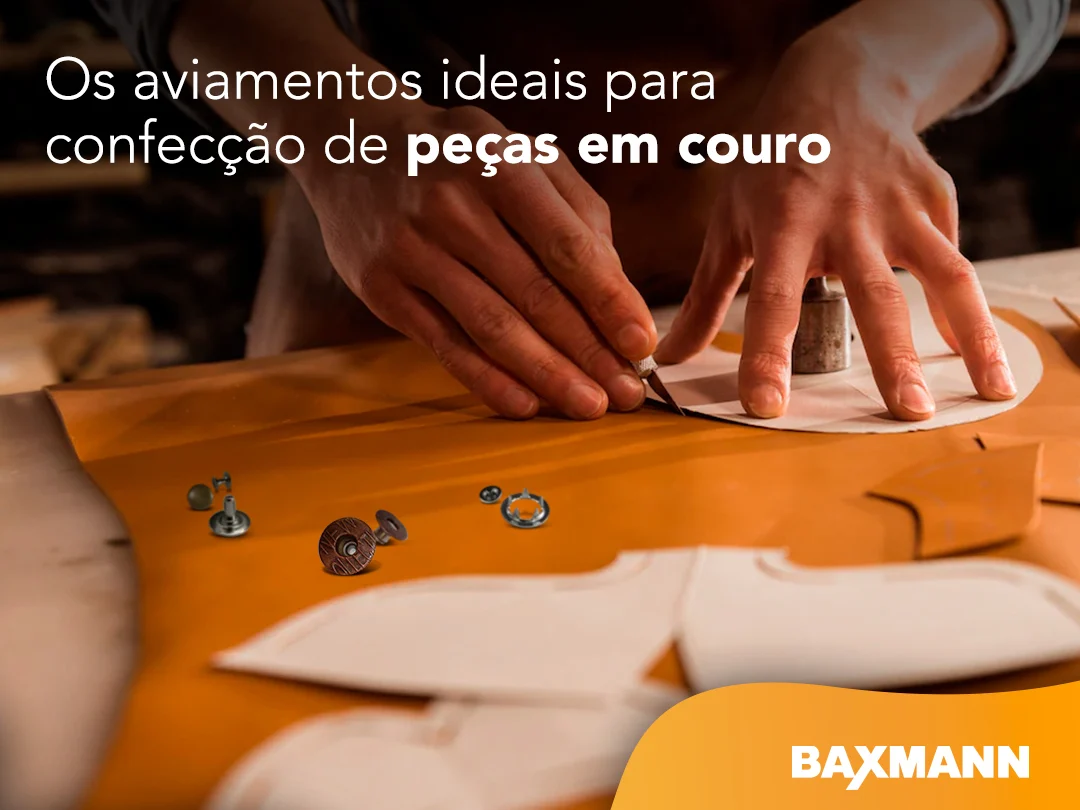 Os aviamentos metálicos ideais para confecção de peças em couro