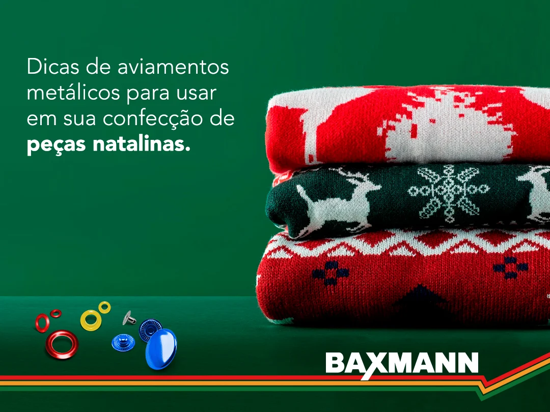 Dicas de aviamentos metálicos para usar em peças natalinas